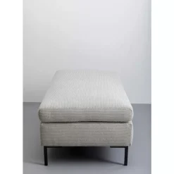 Sitzbänke-KARE Design Hocker Gianni Cord Grau