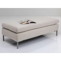 Sitzbänke-KARE Design Hocker Gianni Creme