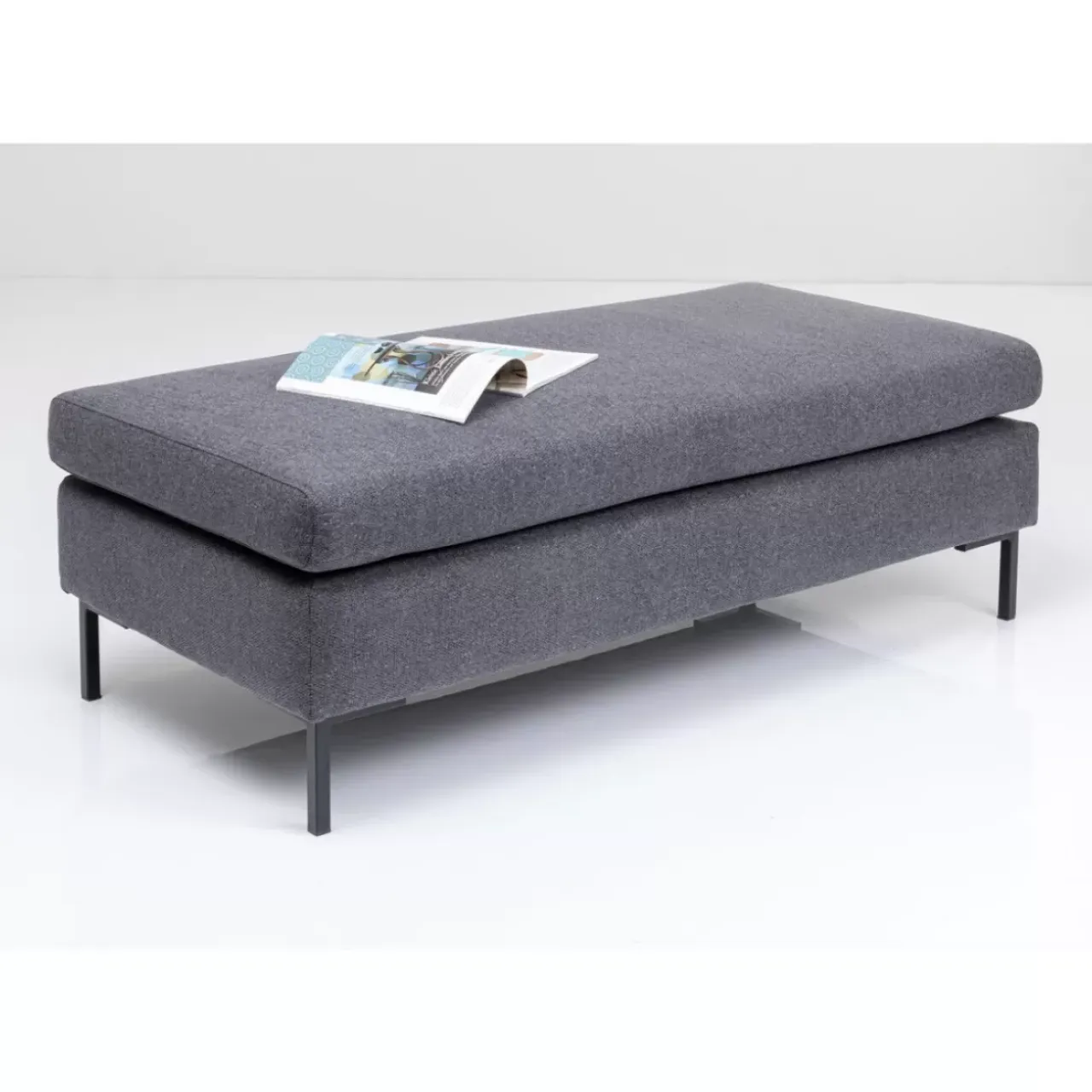 Sitzbänke-KARE Design Hocker Gianni Grau