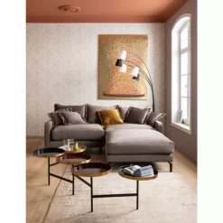 Sitzbänke-KARE Design Hocker Lullaby Taupe