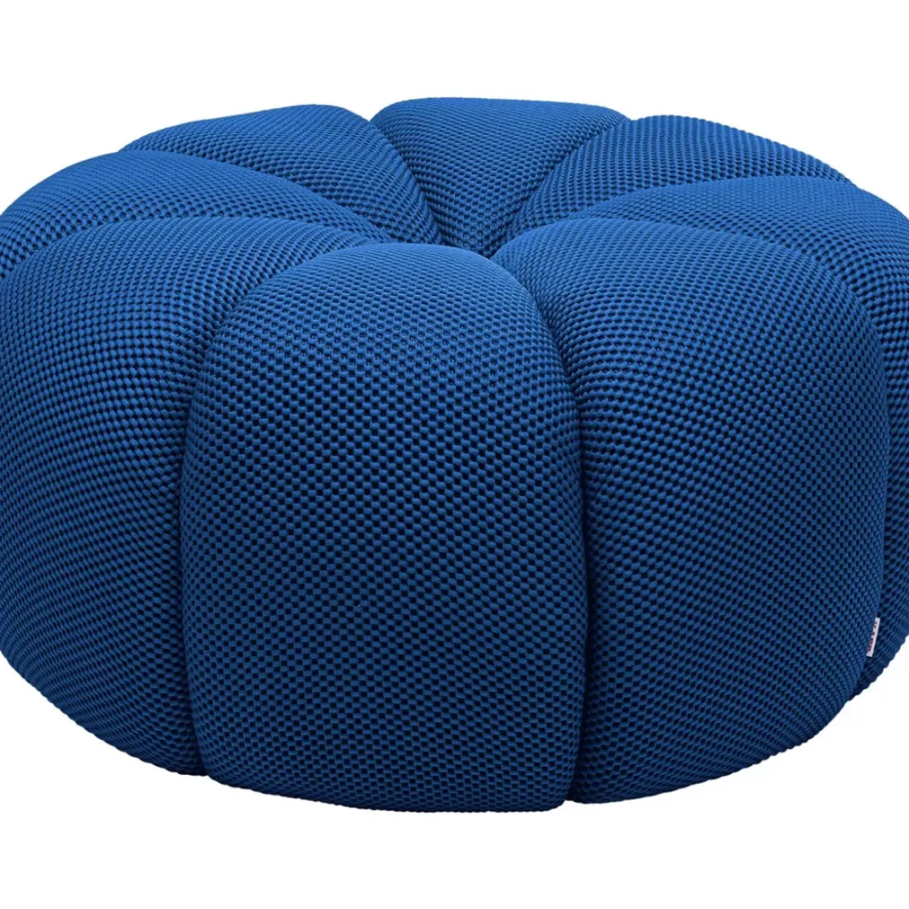 Sitzbänke-KARE Design Hocker Peppo Lounge Blau O80Cm