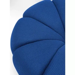 Sitzbänke-KARE Design Hocker Peppo Lounge Blau O80Cm