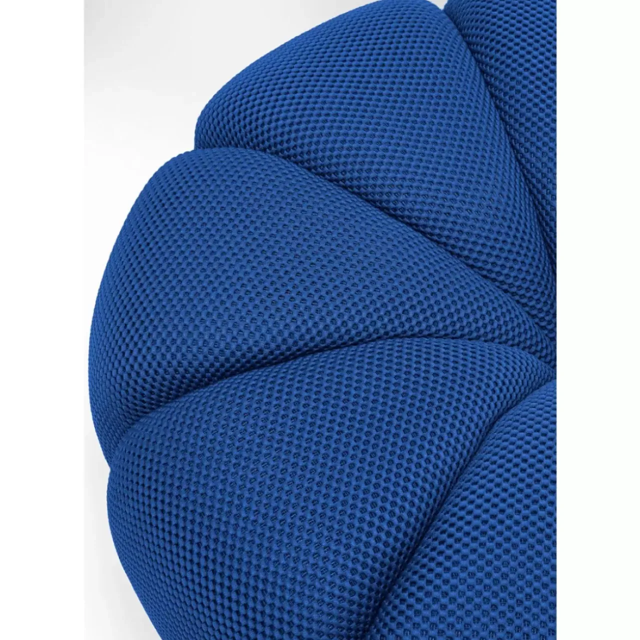 Sitzbänke-KARE Design Hocker Peppo Lounge Blau O80Cm