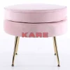 Sitzbänke-KARE Design Hocker Water Lily Rosa
