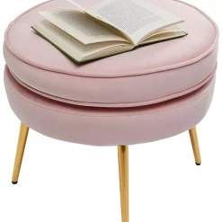Sitzbänke-KARE Design Hocker Water Lily Rosa
