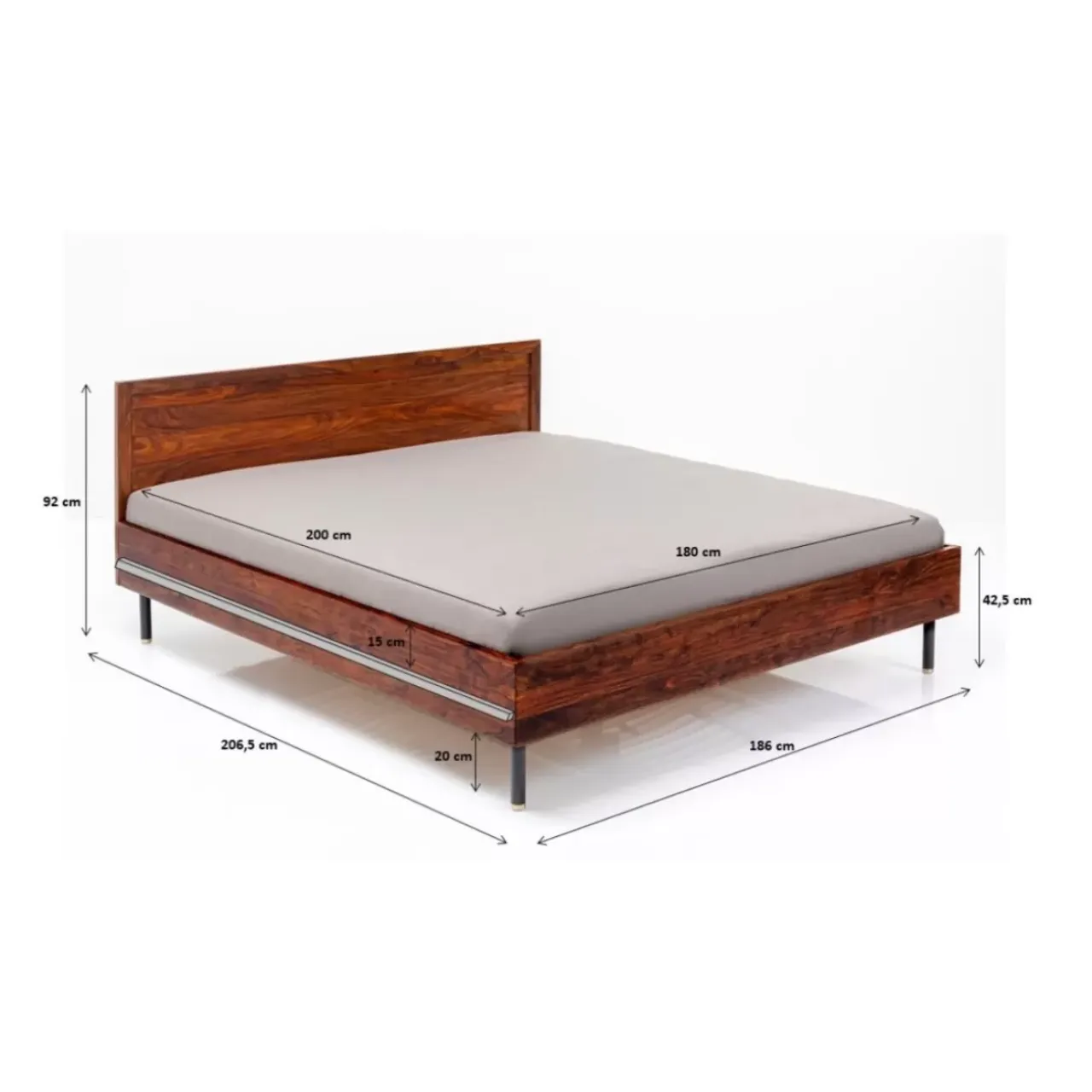 Betten-KARE Design Holzbett Ravello 180X200