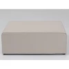 Sitzbänke-KARE Design Infinity Hocker Elements Creme 50X100Cm