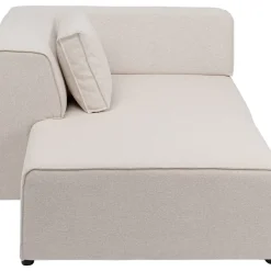 Sofas & Couches-KARE Design Infinity Ottomane Elements Creme Links 182Cm