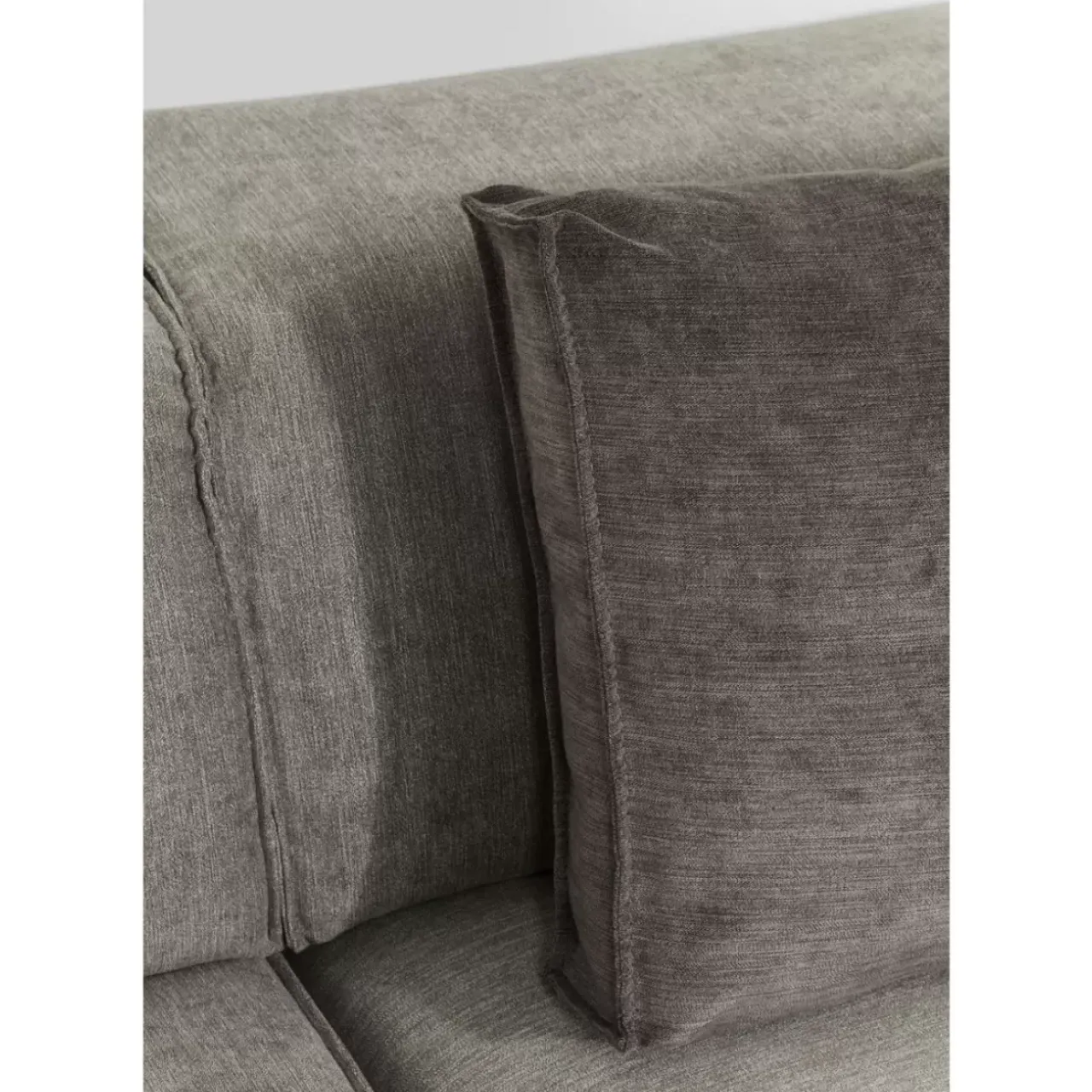 Sofas & Couches-KARE Design Infinity Ottomane Elements Grau Links