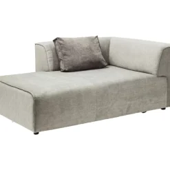 Sofas & Couches-KARE Design Infinity Ottomane Elements Grau Links