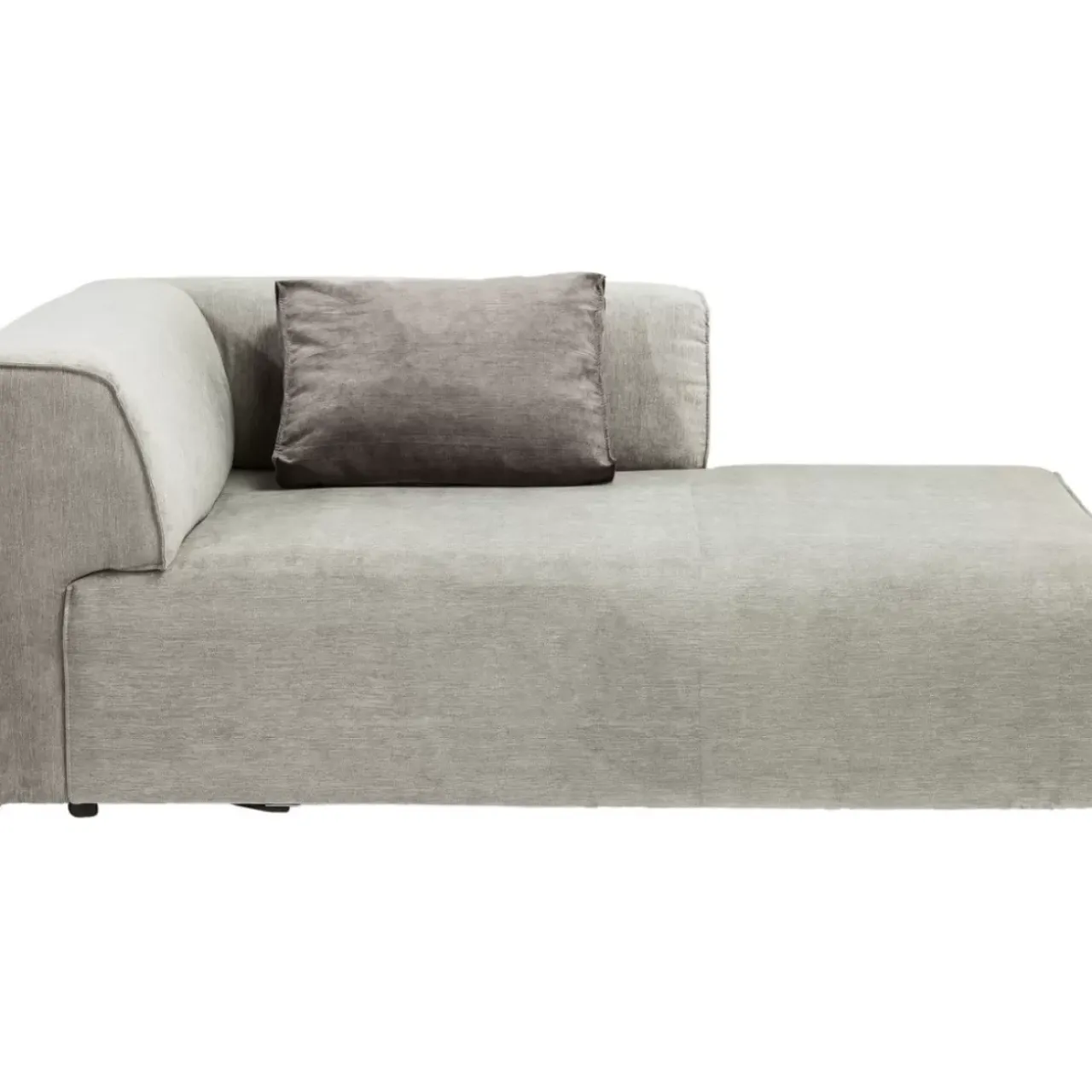 Sofas & Couches-KARE Design Infinity Ottomane Elements Grau Rechts