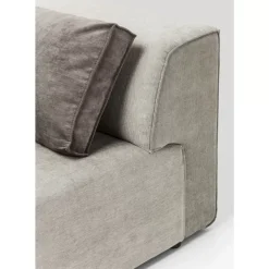Sofas & Couches-KARE Design Infinity Ottomane Elements Grau Rechts