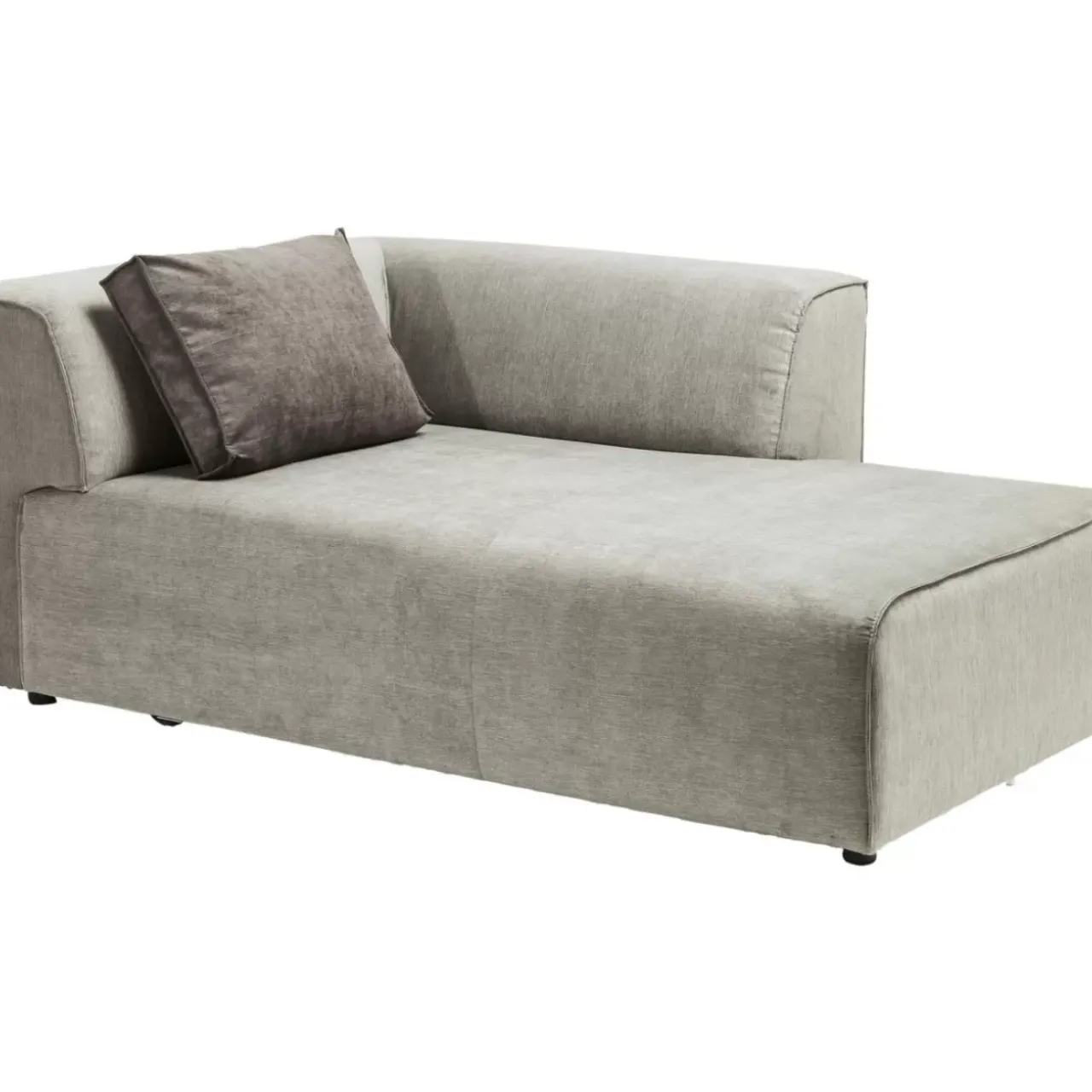 Sofas & Couches-KARE Design Infinity Ottomane Elements Grau Rechts