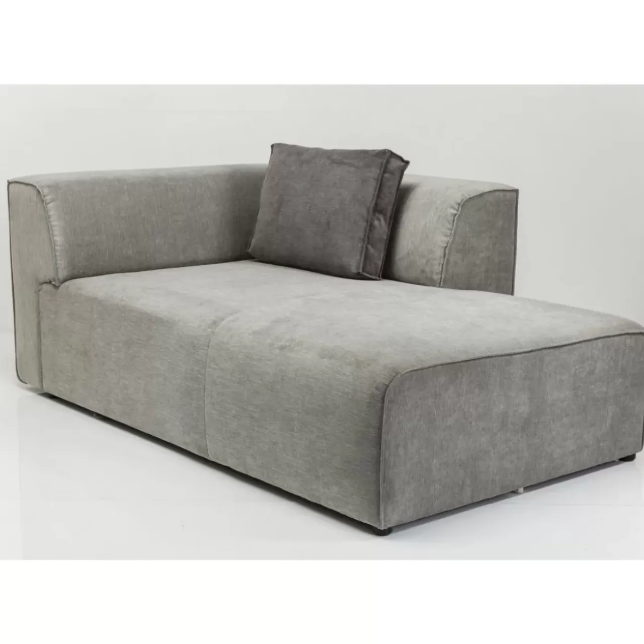 Sofas & Couches-KARE Design Infinity Ottomane Elements Grau Rechts