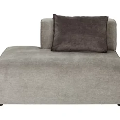 Sofas & Couches-KARE Design Infinity Ottomane Semi Elements Grau Links