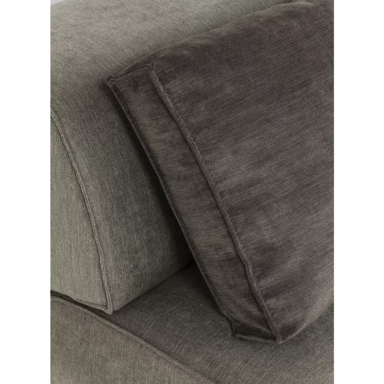 Sofas & Couches-KARE Design Infinity Ottomane Semi Elements Grau Links