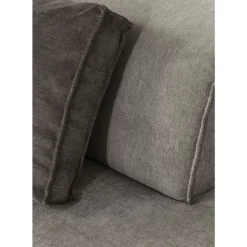 Sofas & Couches-KARE Design Infinity Ottomane Semi Elements Grau Links