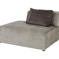 Sofas & Couches-KARE Design Infinity Ottomane Semi Elements Grau Links