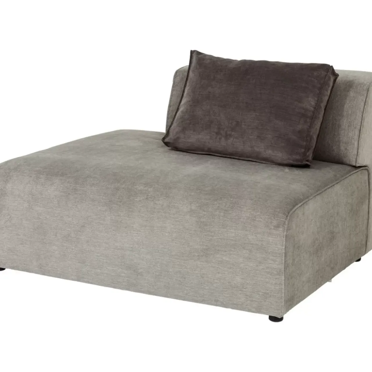 Sofas & Couches-KARE Design Infinity Ottomane Semi Elements Grau Links