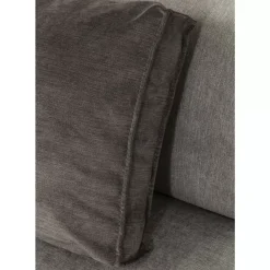 Sofas & Couches-KARE Design Infinity Ottomane Semi Elements Grau Rechts