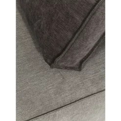 Sofas & Couches-KARE Design Infinity Ottomane Semi Elements Grau Rechts