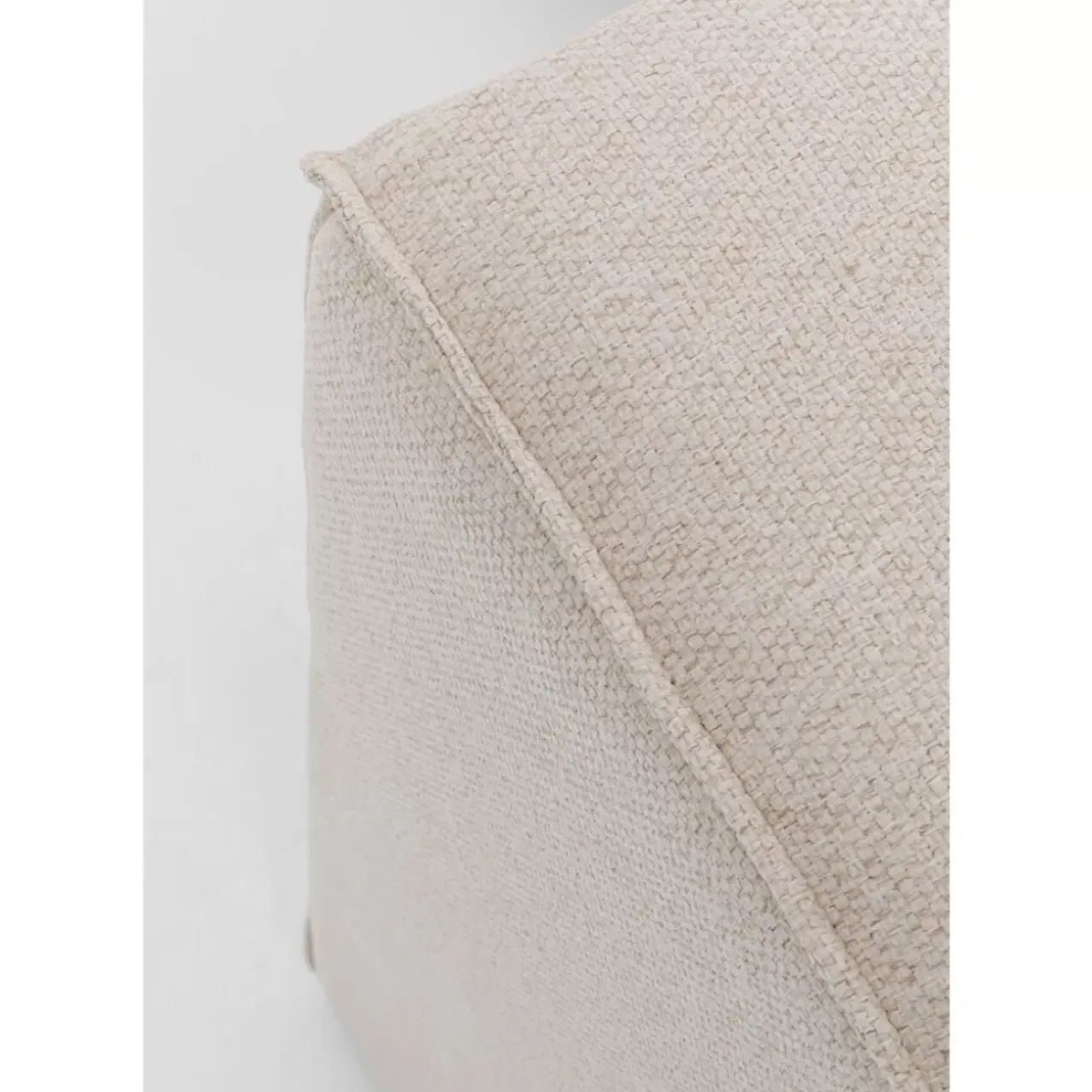 Sofas & Couches-KARE Design Infinity Ottomane Semi Elements Creme Rechts 120Cm