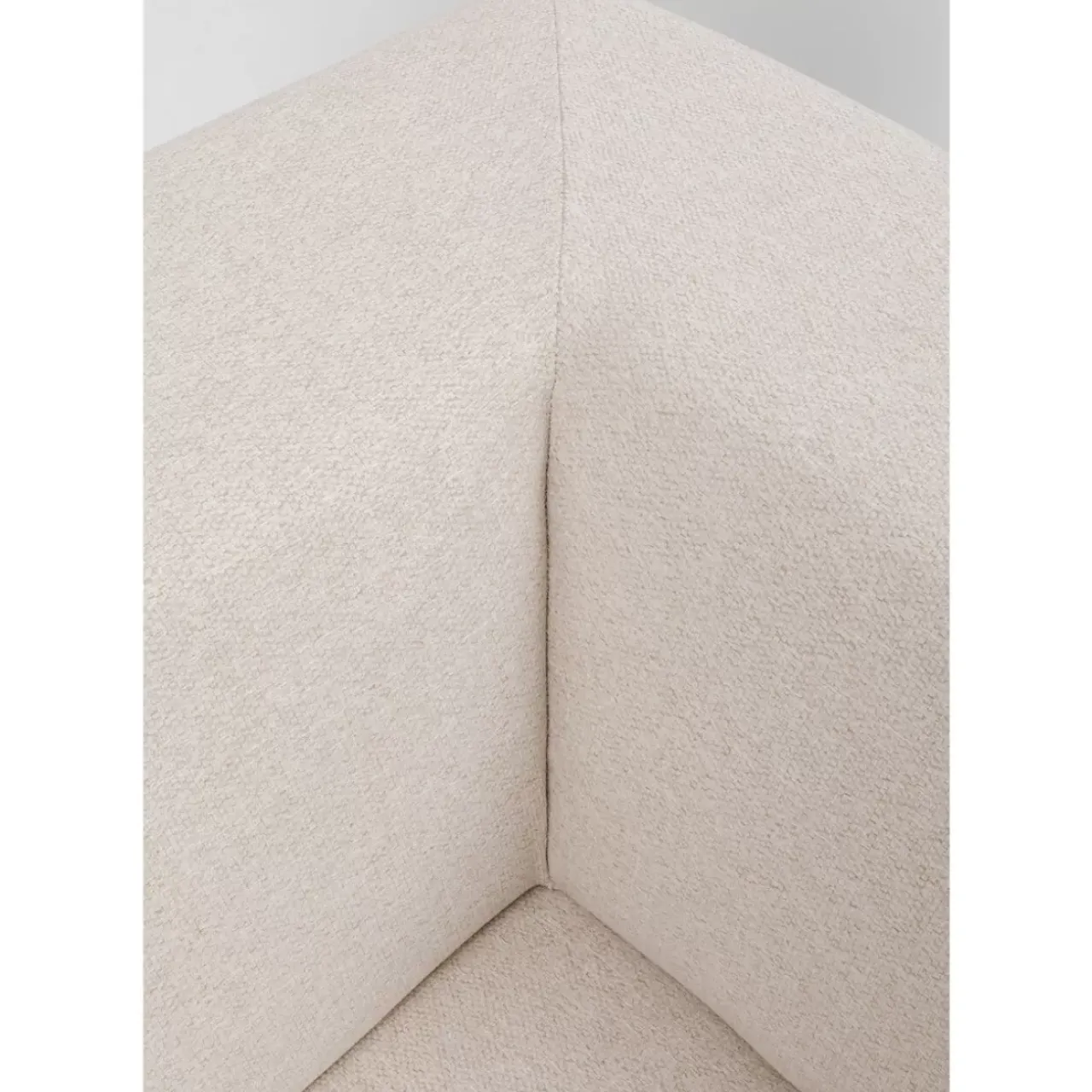 Sofas & Couches-KARE Design Infinity Ottomane Semi Elements Creme Rechts 120Cm
