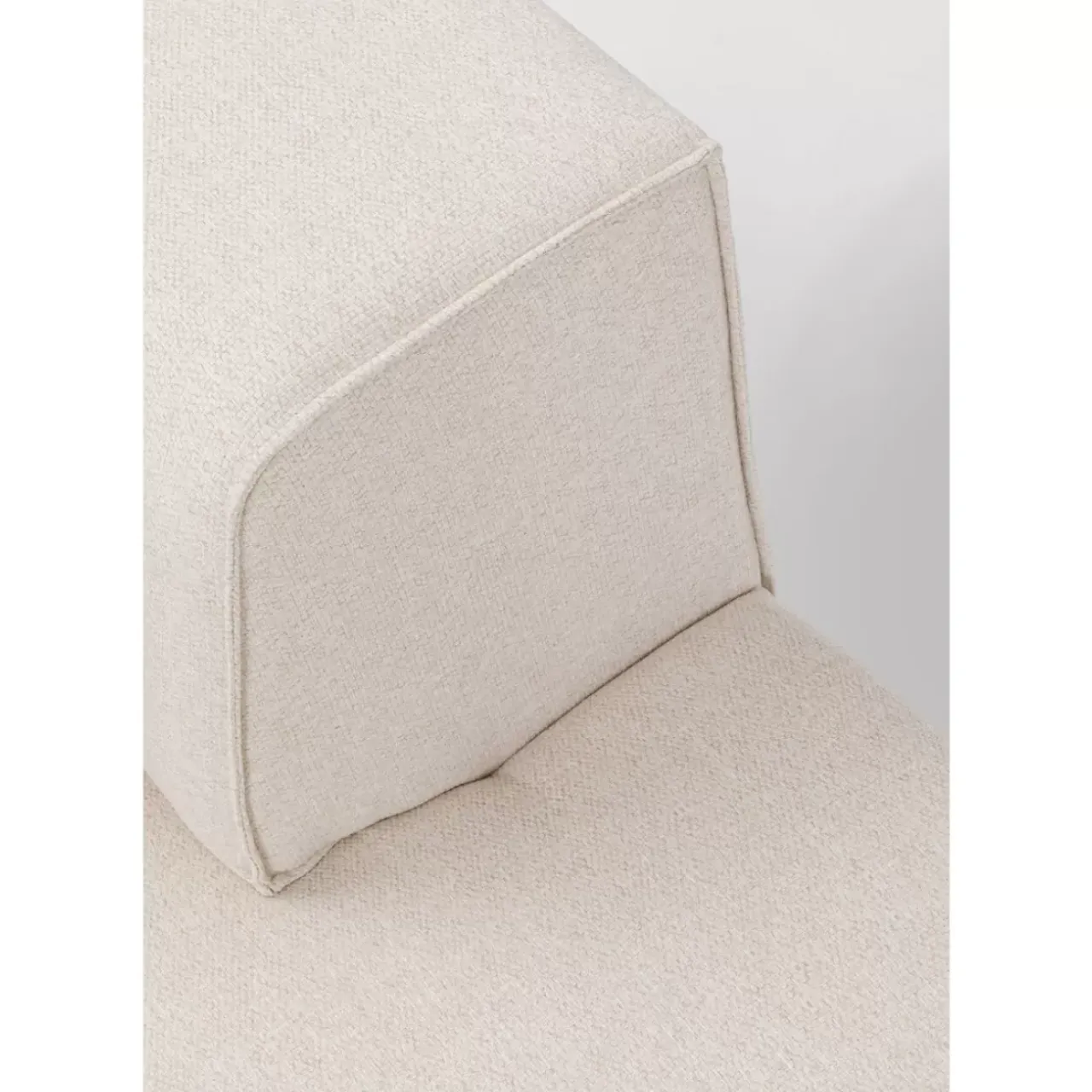 Sofas & Couches-KARE Design Infinity Ottomane Semi Elements Creme Rechts 120Cm