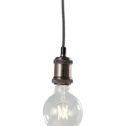 Leuchtobjekte-KARE Design Kabelfassung Minimalist Kupfer