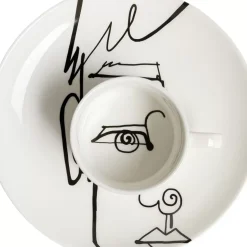 Geschirr & Tischaccessoires-KARE Design Kaffeetasse Viso Uomo (2/Tlg.)