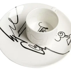Geschirr & Tischaccessoires-KARE Design Kaffeetasse Viso Uomo (2/Tlg.)