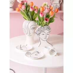 Geschirr & Tischaccessoires-KARE Design Kaffeetasse Viso Uomo (2/Tlg.)
