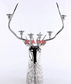 Kerzenständer & Laternen-KARE Design Kerzenleuchter Reindeer