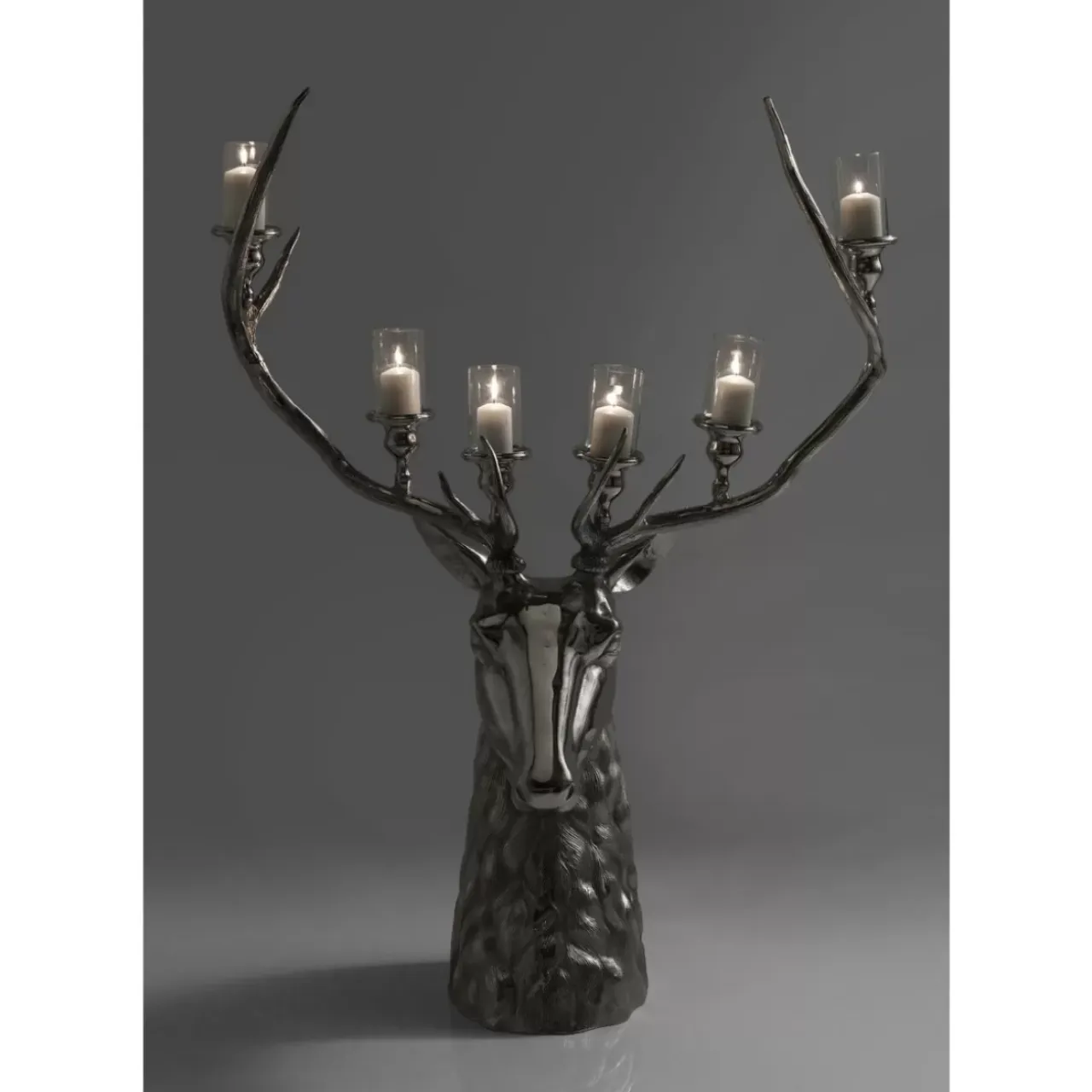 Kerzenständer & Laternen-KARE Design Kerzenleuchter Reindeer