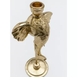 Kerzenständer & Laternen-KARE Design Kerzenständer Elephant Head Gold 36Cm