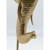 Kerzenständer & Laternen-KARE Design Kerzenständer Elephant Head Gold 49Cm