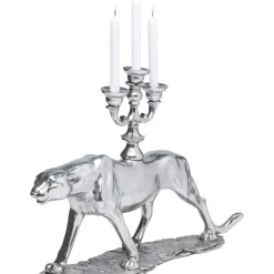 Kerzenständer & Laternen-KARE Design Kerzenständer Leopard