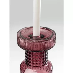Kerzenständer & Laternen-KARE Design Kerzenständer Marvelous Duo Pink Grau 49Cm