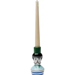 Kerzenständer & Laternen-KARE Design Kerzenständer Monsieur Mustache 16Cm