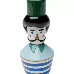 Kerzenständer & Laternen-KARE Design Kerzenständer Monsieur Mustache 16Cm