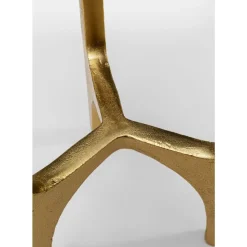 Kerzenständer & Laternen-KARE Design Kerzenständer Stacky Gold 15Cm