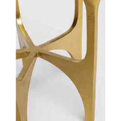Kerzenständer & Laternen-KARE Design Kerzenständer Stacky Gold 31Cm