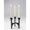 Kerzenständer & Laternen-KARE Design Kerzenständer Stacky Schwarz 15Cm