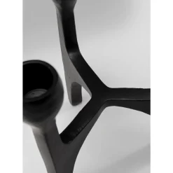 Kerzenständer & Laternen-KARE Design Kerzenständer Stacky Schwarz 15Cm