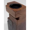 Kerzenständer & Laternen-KARE Design Kerzenständer Wood Tetris 31Cm