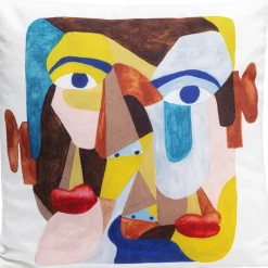 Kissen-KARE Design Kissen Artistic Face 45X45Cm