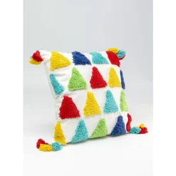 Kissen-KARE Design Kissen Colourful Triangles 45X45Cm