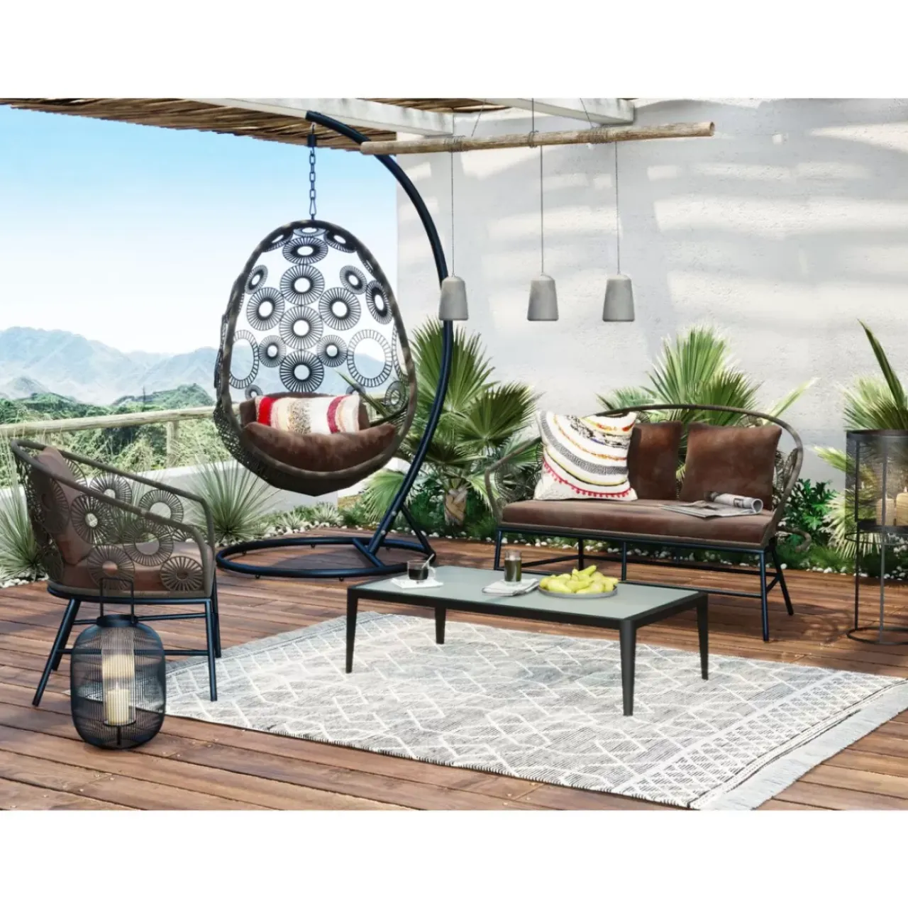 Kissen-KARE Design Kissen Ethno Earth 50X50Cm