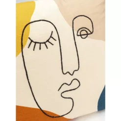 Kissen-KARE Design Kissen Face Art Multi 50X50Cm