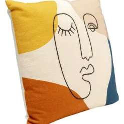 Kissen-KARE Design Kissen Face Art Multi 50X50Cm